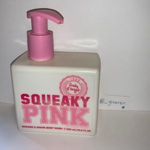 VS PINK Drenched In Pink Fruity & Bright Shower & Shave Body Wash